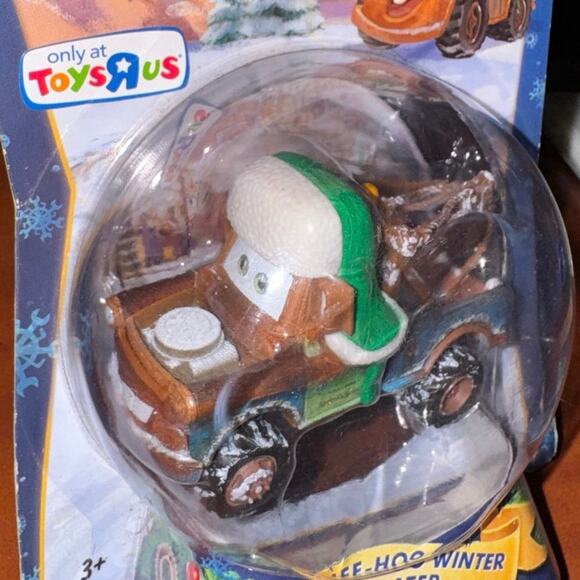 Disney Pixar Cars Christmas Ornament Whee-Hoo Winter Mater diecast vehicle - Picture 6 of 7